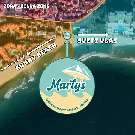 Beachfront Apartments By Marty'S Sunny Beach Exterior photo